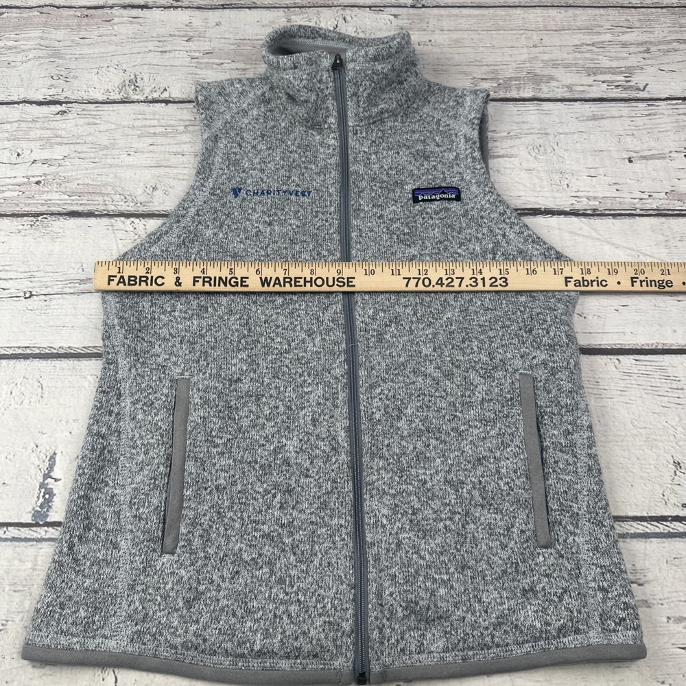 Patagonia Gray Marled Fleece Vest - Picture 8 of 12